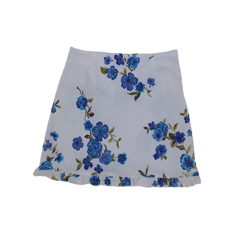 Friponne Paris skirt floral mini ruffle size 2